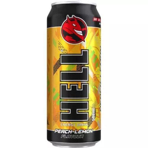 Hell energetický nápoj peach lemon 0,5L