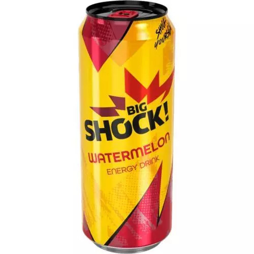 Big Shock! Watermelon energetický nápoj plech