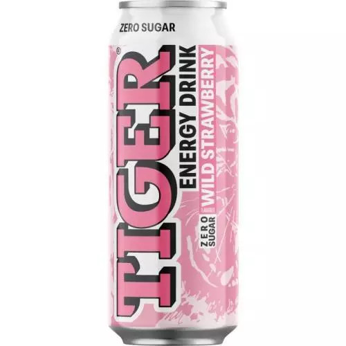 Tiger energetický nápoj zero wild strawberry 0,5L