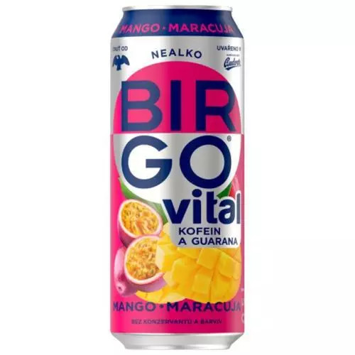 Birgo Vital nealko mango maracuja 0,5L PLECH