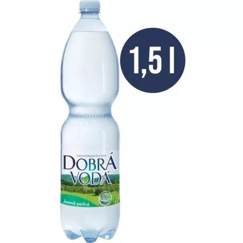 Dobrá Voda jemně perlivá 1,5L