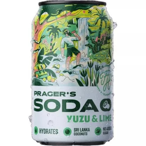 Pragers soda yuzu lime 0,33L