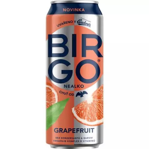 Birgo nealko grapefruit 0,5L plech