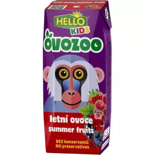 Hello ovozoo letní ovoce 250ML