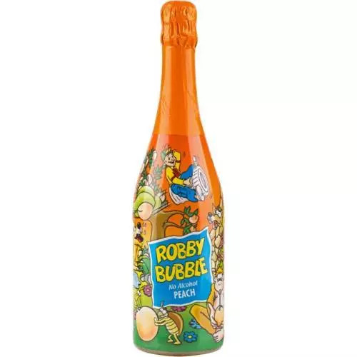 Robby Bubble dětský nápoj broskev 0,75L