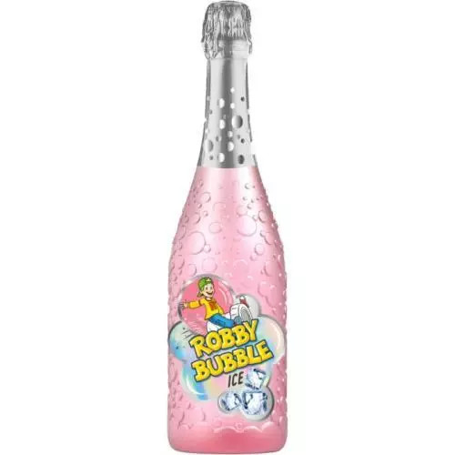 Robby Bubble dětský nápoj ice premium pink 0,75L