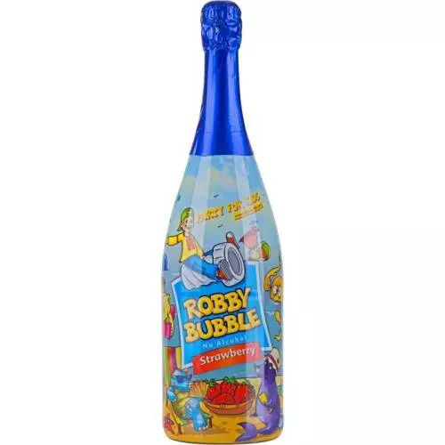 Robby bubble dětský nápoj jahoda 1,5L