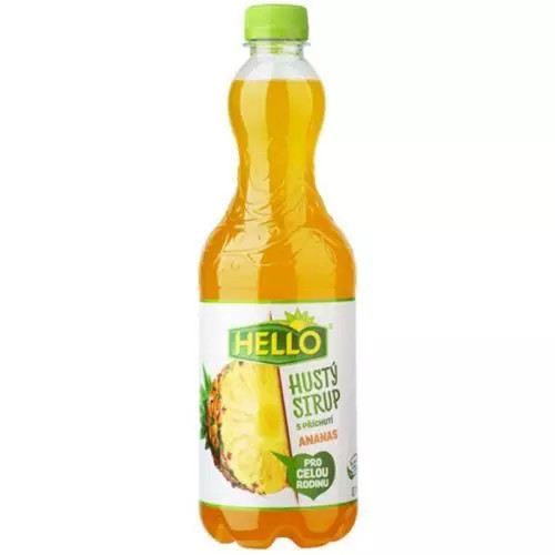 Hello hustý sirup ananas 0,7L