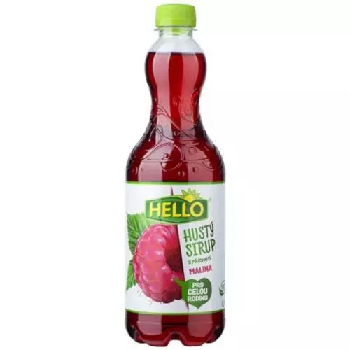 Hello hustý sirup malina 0,7L