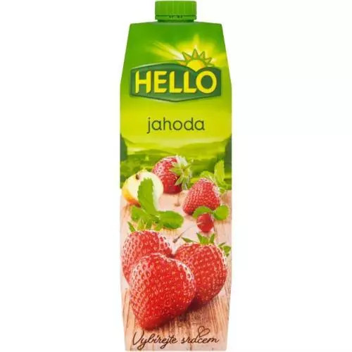 Hello džus jahoda 1L TPP
