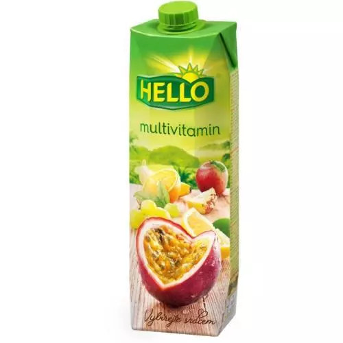 Hello džus multivitamín 1L TP