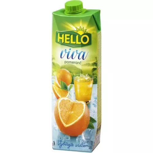Hello Viva džus pomeranč 1L TP