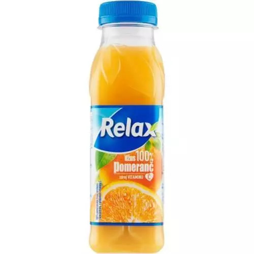 Relax 100% pomeranč 0,3L