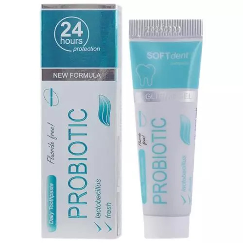 Soft Dent probiotická zubní pasta 10ml Mini