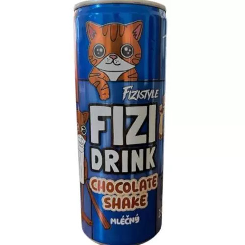 FIZI DRINK limonáda s příchutí chocolate shake 250ML