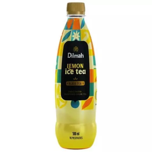 Dilmah black ice tea lemon pet 0,5L
