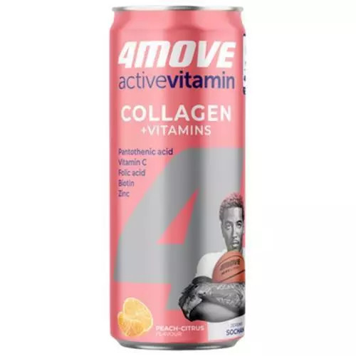 4Move vitamínová voda active biotin 0,33L