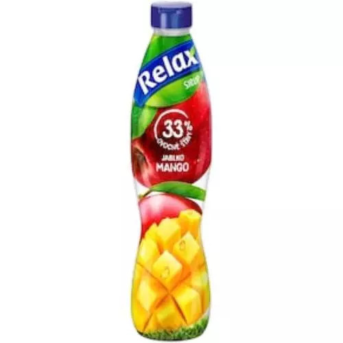 Relax ovocný sirup 33% mango a jablko 0,7L PET