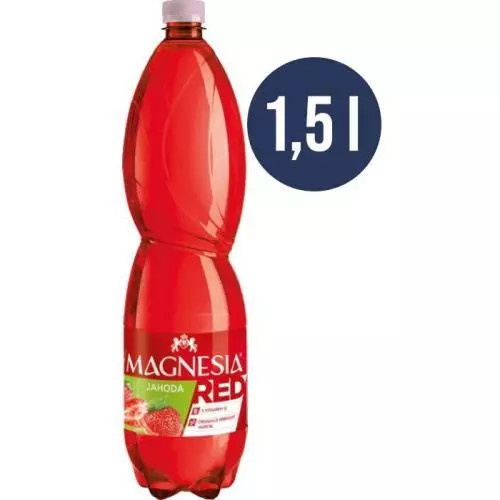 Magnesia Red jahoda 1,5L