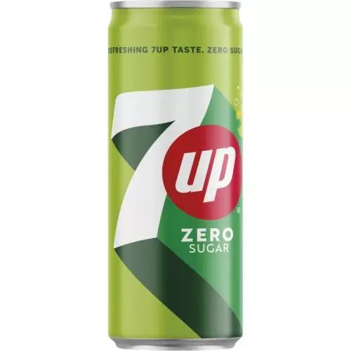 PC 7 Up zero sugar plech 0,33L