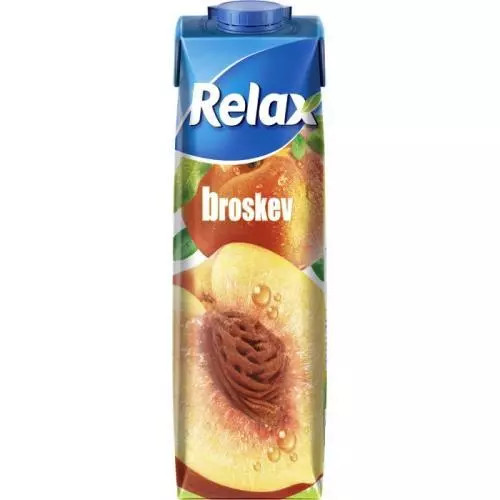 Relax džus select broskev s dužinou 1L