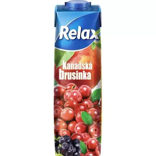 Relax džus select brusinka 1L