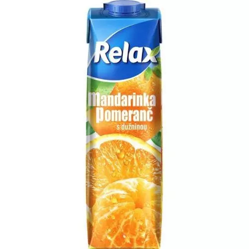 Relax džus select mandarika pomeranč 1L