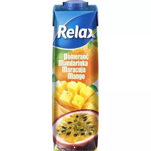 Relax džus select mandarinka marakuja mango 1L