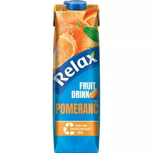 Relax fruit drink pomeranč 1L