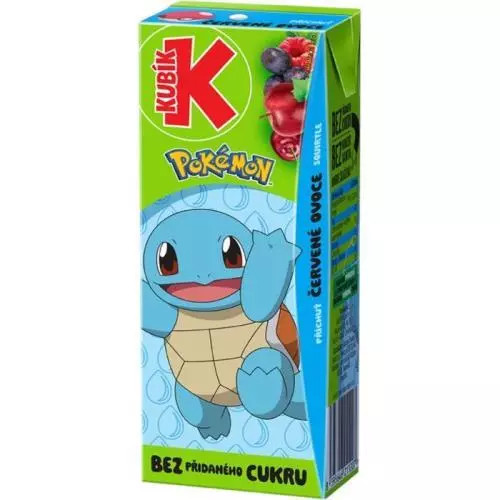 Kubík pokémon červené ovoce 0,2L
