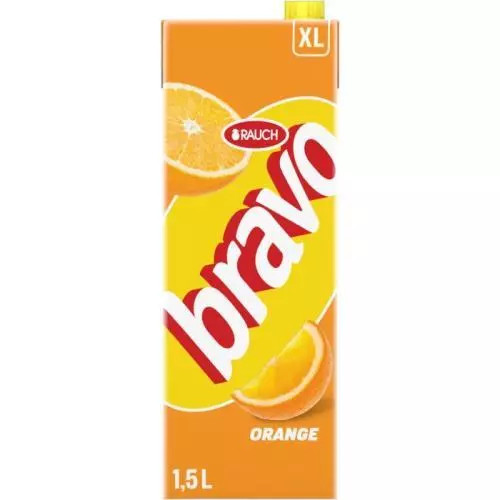Rauch bravo pomeranč 1,5L