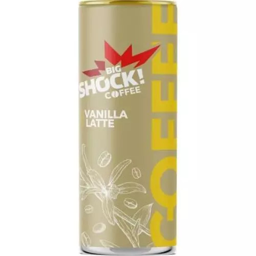Big Shock ledová káva vanilla 250ML