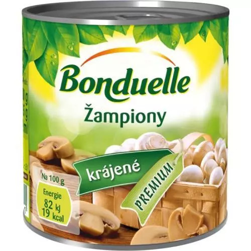 Bonduelle žampiony krájené 200ML