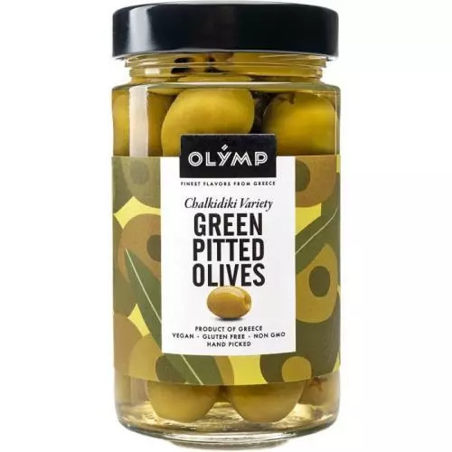 Olymp zelené olivy bez pecky 320ML