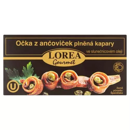 Lorea očka z ančoviček s kapary 50g/30g