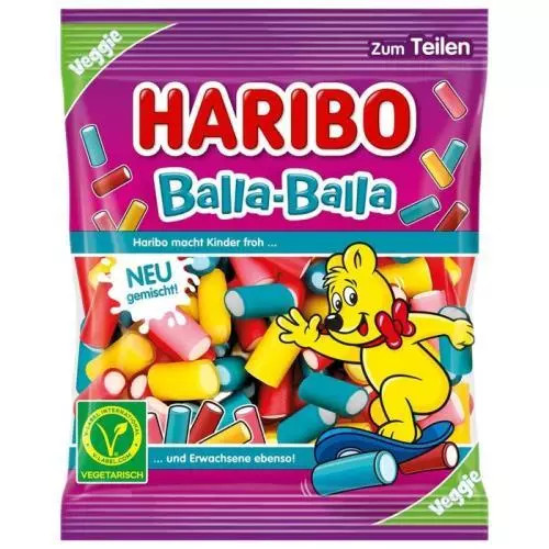 Haribo balla-balla veggie 160g N2 LE