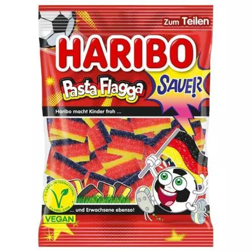 Haribo pasta flagga 160g N2 LE
