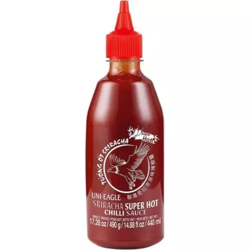 UNI EAGLE Sriracha SUPER HOT Chili omáčka 820g