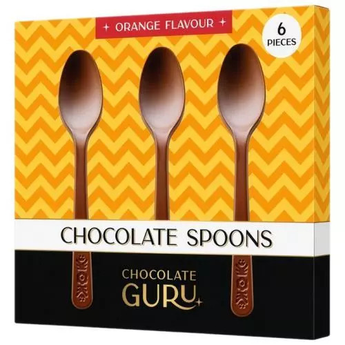 Guru Chocolate spoons orange 54g