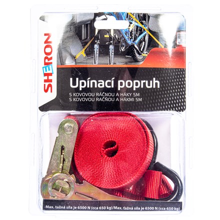 SHERON Popruh upínací s ráčnou 1 ks