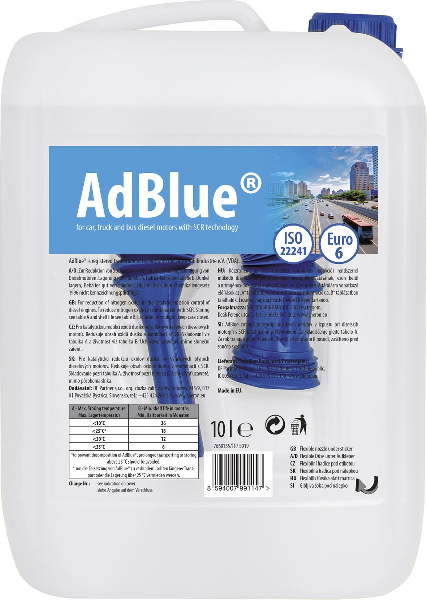 AdBlue 10L  nálevka 1 ks