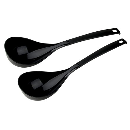 METRO PROFESSIONAL Naběračka 32 cm 140 ml černá 2 ks