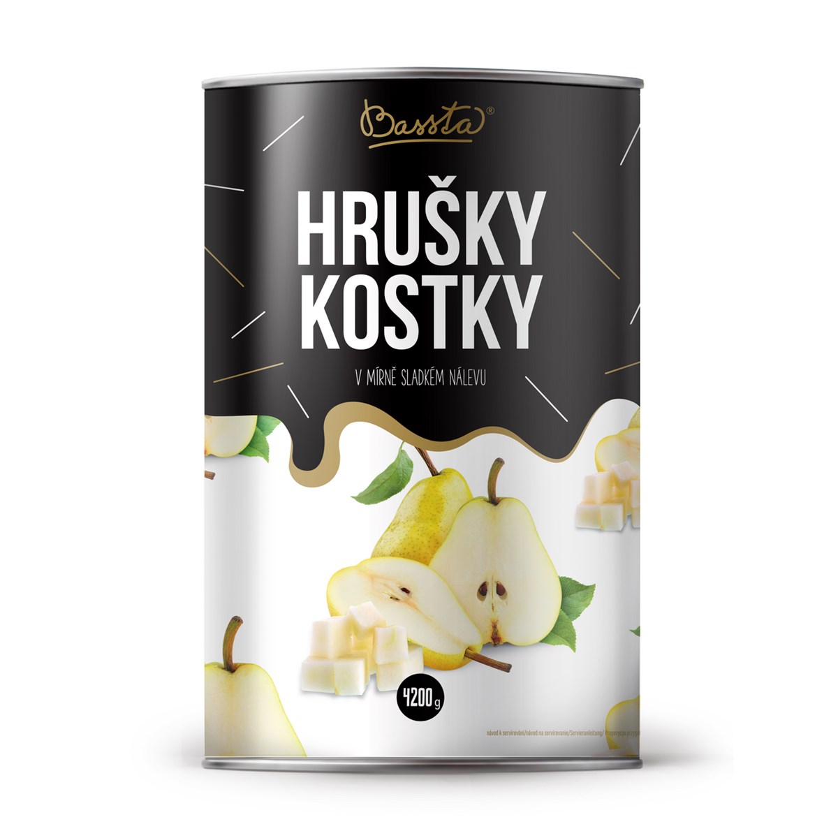 Bassta Hrušky kostky 4200 g