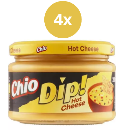 Chio dips hot cheese 4x200g
