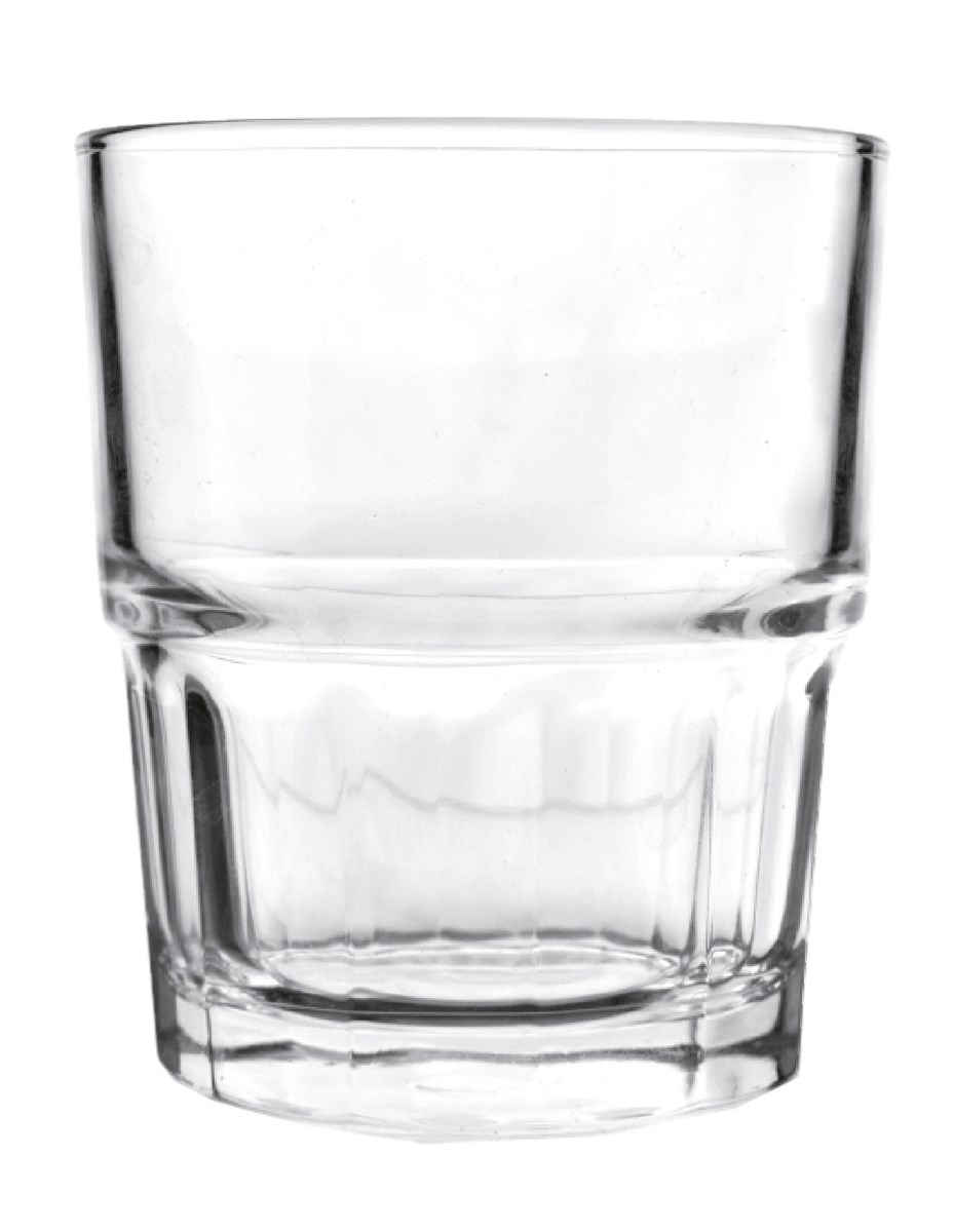 Stohovatelná sklenice 0,2 l čirá (12 ks)