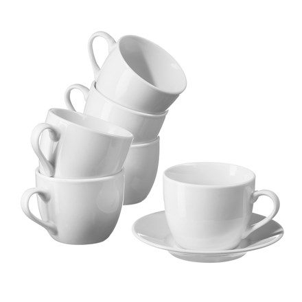 aro Šálek BASIC 150 ml porcelán 6 ks