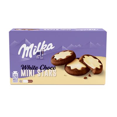 Milka White Mini Stars 150 g