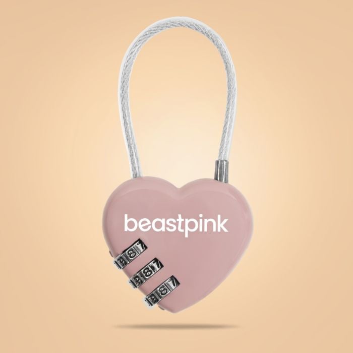 Visací zámek kladka Cupid - BeastPink