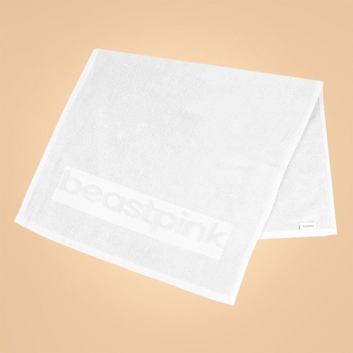 Sportovní ručník Mini White - BeastPink