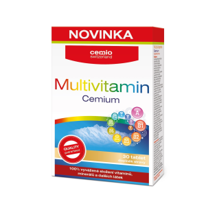 Cemio multivitamín (30tbl/kra) zázvor